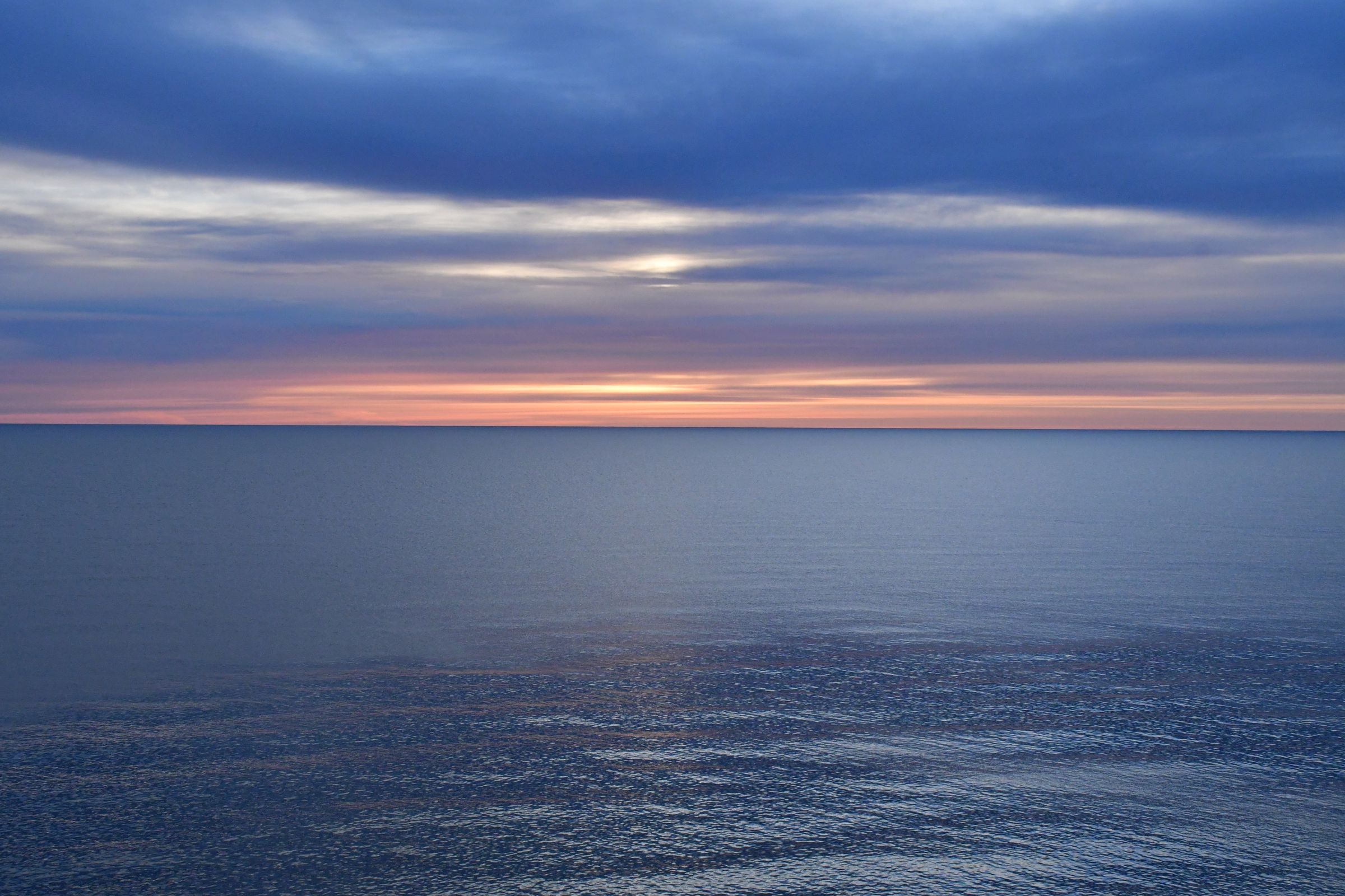 Horizonte al atardecer